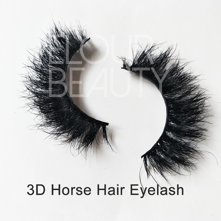 Extreme fluffy 3D styles horse lashes customized factory EA121 